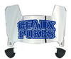 McNeese State Cowboys Mini Football Helmet Visor Shield w/ Clips - PICK VISOR & LOGO COLOR