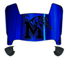 Memphis Tigers Mini Football Helmet Visor Shield w/ Clips - PICK VISOR & LOGO COLOR