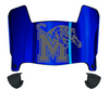 Memphis Tigers Mini Football Helmet Visor Shield w/ Clips - PICK VISOR & LOGO COLOR