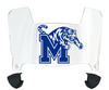 Memphis Tigers Mini Football Helmet Visor Shield w/ Clips - PICK VISOR & LOGO COLOR