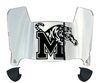 Memphis Tigers Mini Football Helmet Visor Shield w/ Clips - PICK VISOR & LOGO COLOR