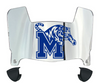 Memphis Tigers Mini Football Helmet Visor Shield w/ Clips - PICK VISOR & LOGO COLOR