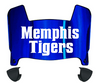 Memphis Tigers Mini Football Helmet Visor Shield w/ Clips - PICK VISOR & LOGO COLOR