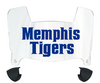 Memphis Tigers Mini Football Helmet Visor Shield w/ Clips - PICK VISOR & LOGO COLOR