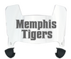 Memphis Tigers Mini Football Helmet Visor Shield w/ Clips - PICK VISOR & LOGO COLOR