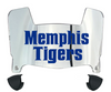 Memphis Tigers Mini Football Helmet Visor Shield w/ Clips - PICK VISOR & LOGO COLOR