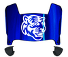 Memphis Tigers Mini Football Helmet Visor Shield w/ Clips - PICK VISOR & LOGO COLOR