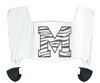 Memphis Tigers Mini Football Helmet Visor Shield w/ Clips - PICK VISOR & LOGO COLOR