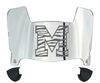 Memphis Tigers Mini Football Helmet Visor Shield w/ Clips - PICK VISOR & LOGO COLOR