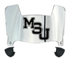 Memphis Tigers Mini Football Helmet Visor Shield w/ Clips - PICK VISOR & LOGO COLOR