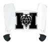 Mercer Bears Mini Football Helmet Visor Shield w/ Clips - PICK VISOR & LOGO COLOR