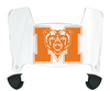 Mercer Bears Mini Football Helmet Visor Shield w/ Clips - PICK VISOR & LOGO COLOR