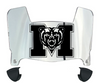 Mercer Bears Mini Football Helmet Visor Shield w/ Clips - PICK VISOR & LOGO COLOR
