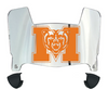 Mercer Bears Mini Football Helmet Visor Shield w/ Clips - PICK VISOR & LOGO COLOR