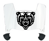 Mercer Bears Mini Football Helmet Visor Shield w/ Clips - PICK VISOR & LOGO COLOR