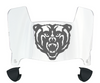 Mercer Bears Mini Football Helmet Visor Shield w/ Clips - PICK VISOR & LOGO COLOR