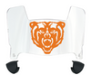 Mercer Bears Mini Football Helmet Visor Shield w/ Clips - PICK VISOR & LOGO COLOR
