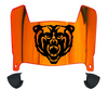 Mercer Bears Mini Football Helmet Visor Shield w/ Clips - PICK VISOR & LOGO COLOR