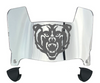 Mercer Bears Mini Football Helmet Visor Shield w/ Clips - PICK VISOR & LOGO COLOR