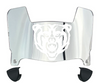 Mercer Bears Mini Football Helmet Visor Shield w/ Clips - PICK VISOR & LOGO COLOR