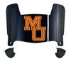 Mercer Bears Mini Football Helmet Visor Shield w/ Clips - PICK VISOR & LOGO COLOR