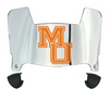 Mercer Bears Mini Football Helmet Visor Shield w/ Clips - PICK VISOR & LOGO COLOR