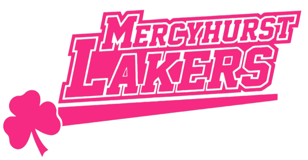 Mercyhurst Lakers HOT PINK Team Logo Premium DieCut Vinyl Decal PICK SIZE