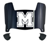 Mercyhurst Lakers Mini Football Helmet Visor Shield w/ Clips - PICK VISOR & LOGO COLOR