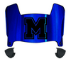 Mercyhurst Lakers Mini Football Helmet Visor Shield w/ Clips - PICK VISOR & LOGO COLOR