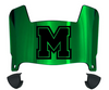 Mercyhurst Lakers Mini Football Helmet Visor Shield w/ Clips - PICK VISOR & LOGO COLOR