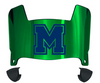 Mercyhurst Lakers Mini Football Helmet Visor Shield w/ Clips - PICK VISOR & LOGO COLOR