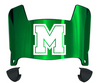 Mercyhurst Lakers Mini Football Helmet Visor Shield w/ Clips - PICK VISOR & LOGO COLOR