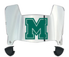 Mercyhurst Lakers Mini Football Helmet Visor Shield w/ Clips - PICK VISOR & LOGO COLOR