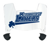Mercyhurst Lakers Mini Football Helmet Visor Shield w/ Clips - PICK VISOR & LOGO COLOR
