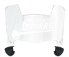 Mercyhurst Lakers Mini Football Helmet Visor Shield w/ Clips - PICK VISOR & LOGO COLOR