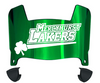 Mercyhurst Lakers Mini Football Helmet Visor Shield w/ Clips - PICK VISOR & LOGO COLOR