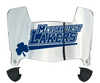 Mercyhurst Lakers Mini Football Helmet Visor Shield w/ Clips - PICK VISOR & LOGO COLOR