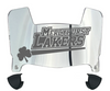 Mercyhurst Lakers Mini Football Helmet Visor Shield w/ Clips - PICK VISOR & LOGO COLOR