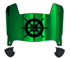 Mercyhurst Lakers Mini Football Helmet Visor Shield w/ Clips - PICK VISOR & LOGO COLOR