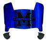 Mercyhurst Lakers Mini Football Helmet Visor Shield w/ Clips - PICK VISOR & LOGO COLOR