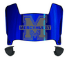 Mercyhurst Lakers Mini Football Helmet Visor Shield w/ Clips - PICK VISOR & LOGO COLOR