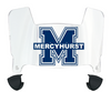 Mercyhurst Lakers Mini Football Helmet Visor Shield w/ Clips - PICK VISOR & LOGO COLOR
