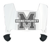 Mercyhurst Lakers Mini Football Helmet Visor Shield w/ Clips - PICK VISOR & LOGO COLOR