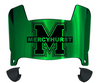 Mercyhurst Lakers Mini Football Helmet Visor Shield w/ Clips - PICK VISOR & LOGO COLOR