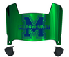 Mercyhurst Lakers Mini Football Helmet Visor Shield w/ Clips - PICK VISOR & LOGO COLOR