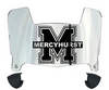 Mercyhurst Lakers Mini Football Helmet Visor Shield w/ Clips - PICK VISOR & LOGO COLOR