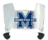Mercyhurst Lakers Mini Football Helmet Visor Shield w/ Clips - PICK VISOR & LOGO COLOR