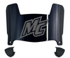 Merrimack Warriors Mini Football Helmet Visor Shield w/ Clips - PICK VISOR & LOGO COLOR