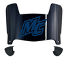 Merrimack Warriors Mini Football Helmet Visor Shield w/ Clips - PICK VISOR & LOGO COLOR