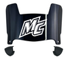 Merrimack Warriors Mini Football Helmet Visor Shield w/ Clips - PICK VISOR & LOGO COLOR